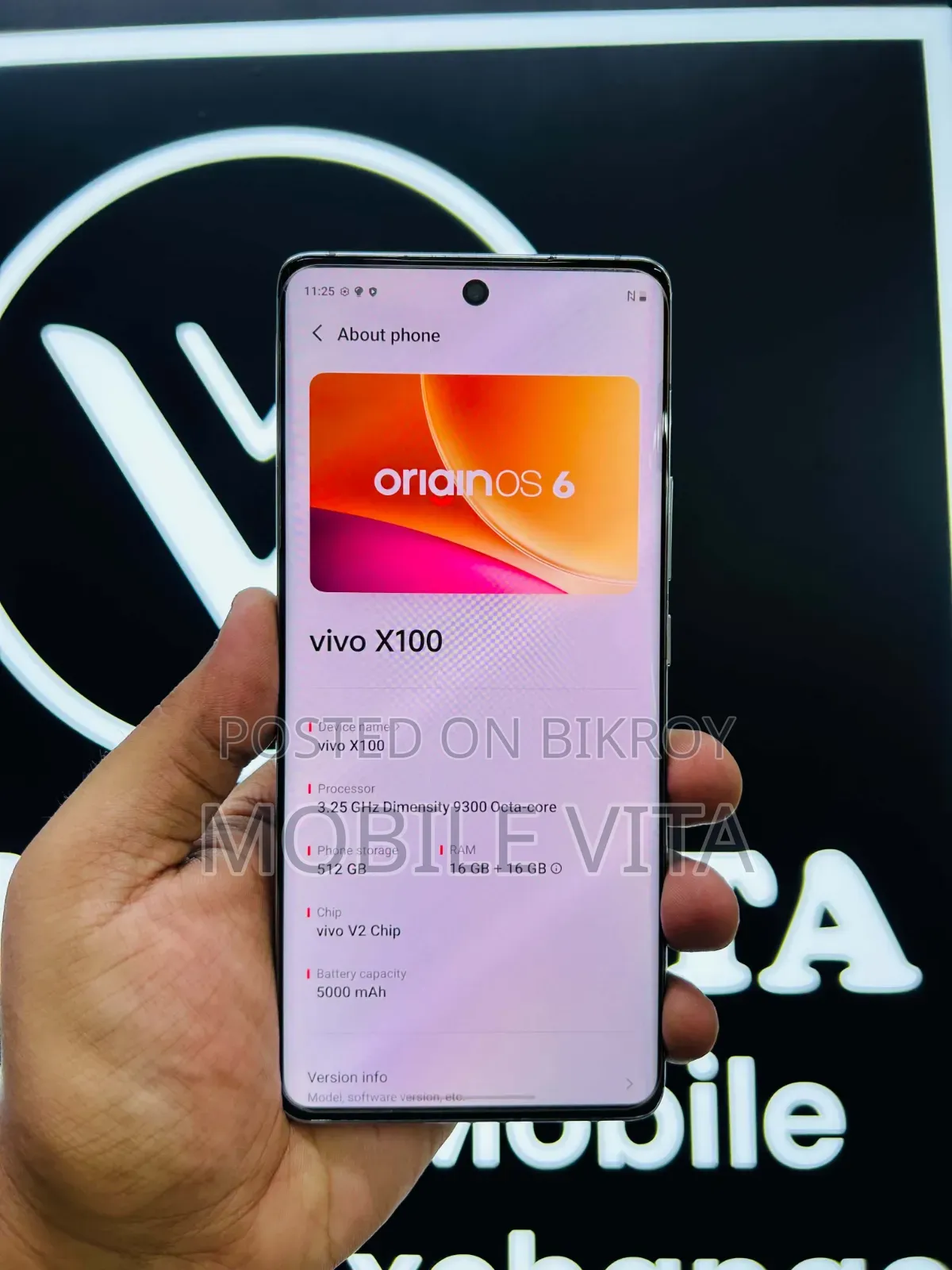 Vivo X100 512 GB Blue