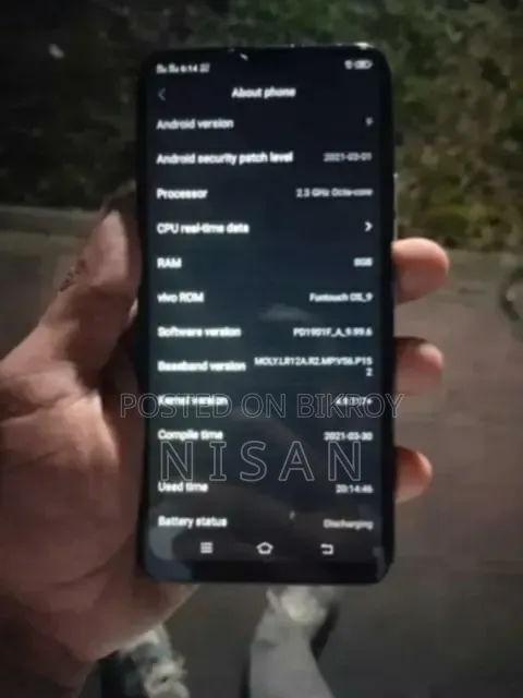 Vivo Y17 128 GB Blue