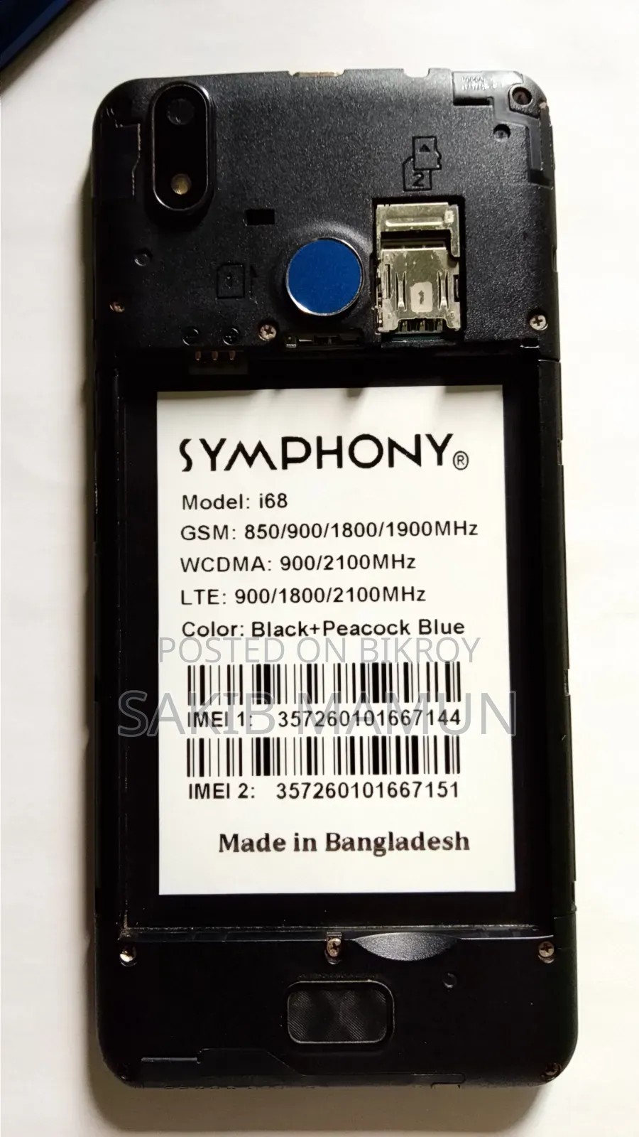 Symphony i68 16 GB Blue