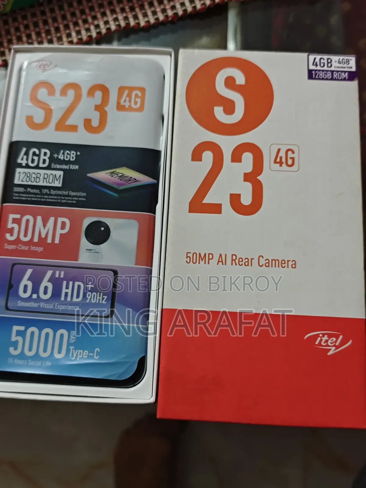 Itel S23 128 GB White