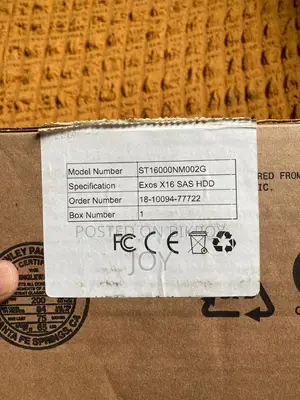 এক্সোস এক্স১৬ এসএএস এইচডিডি