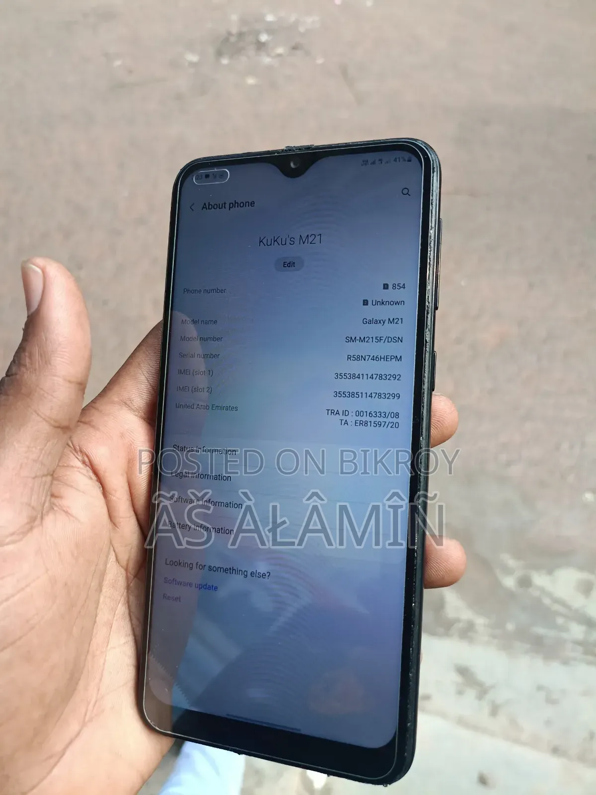 Samsung Galaxy M21 64 GB Black