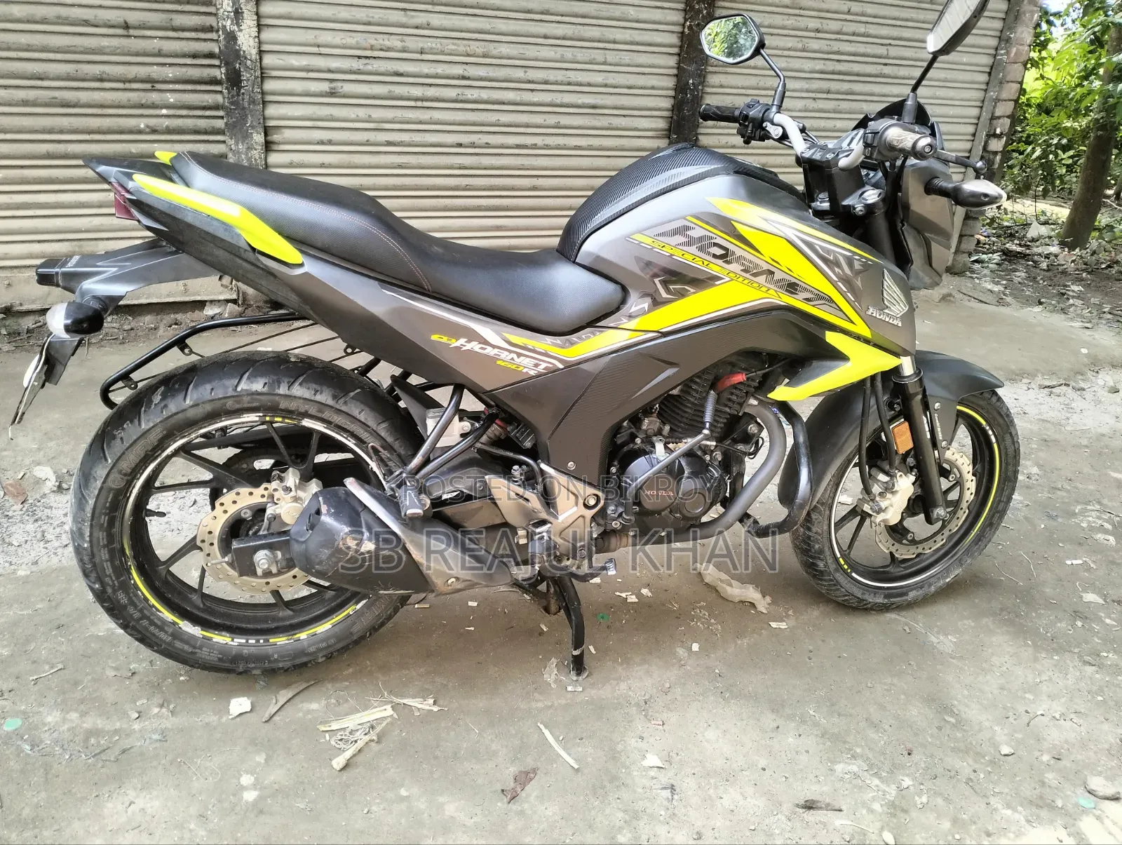 হোন্ডা হর্নেট ২০২২ হলুদ