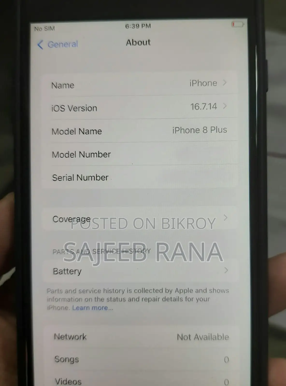 Apple iPhone 8 Plus 64 GB Black