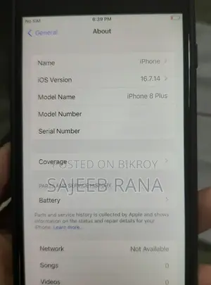 Apple iPhone 8 Plus 64 GB Black