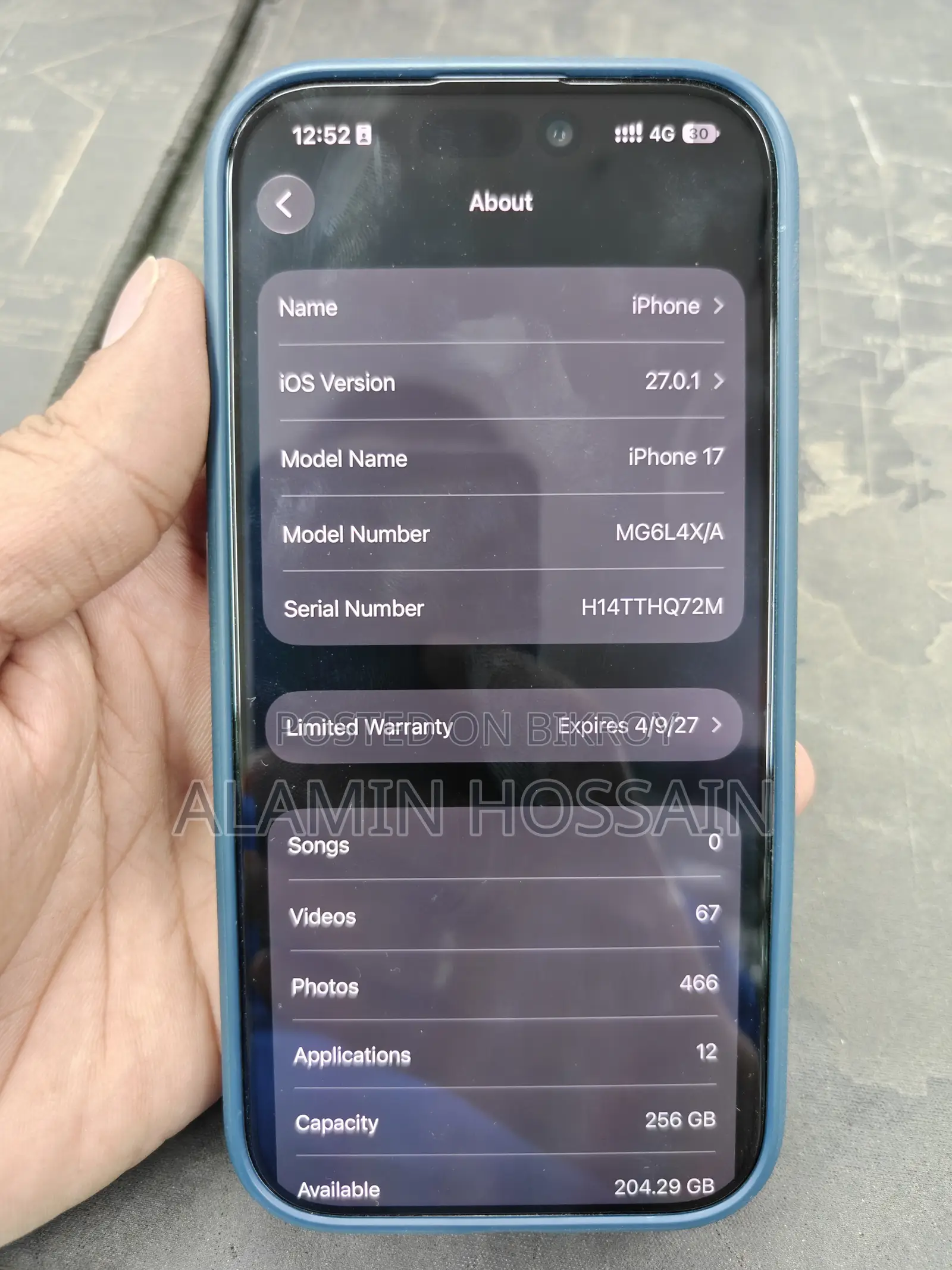Apple iPhone 17 256 GB Blue