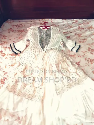 3-piece Gorgeous Elegant Off-white Sequined Embroidered Net Skirt Set