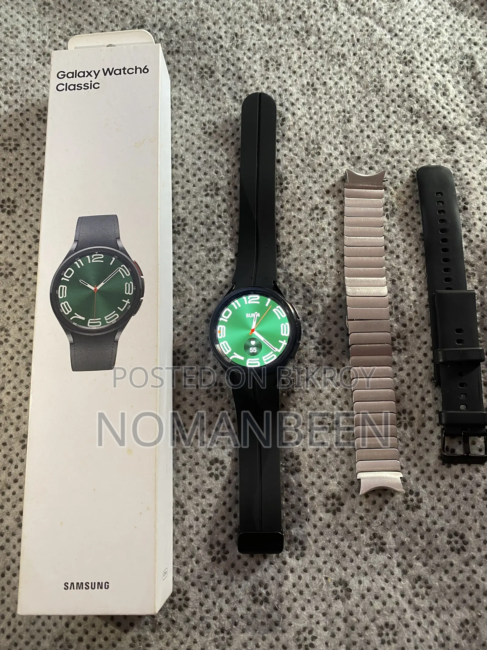 Samsung Watch 6 Classic 47mm With Box N Extra Strap
