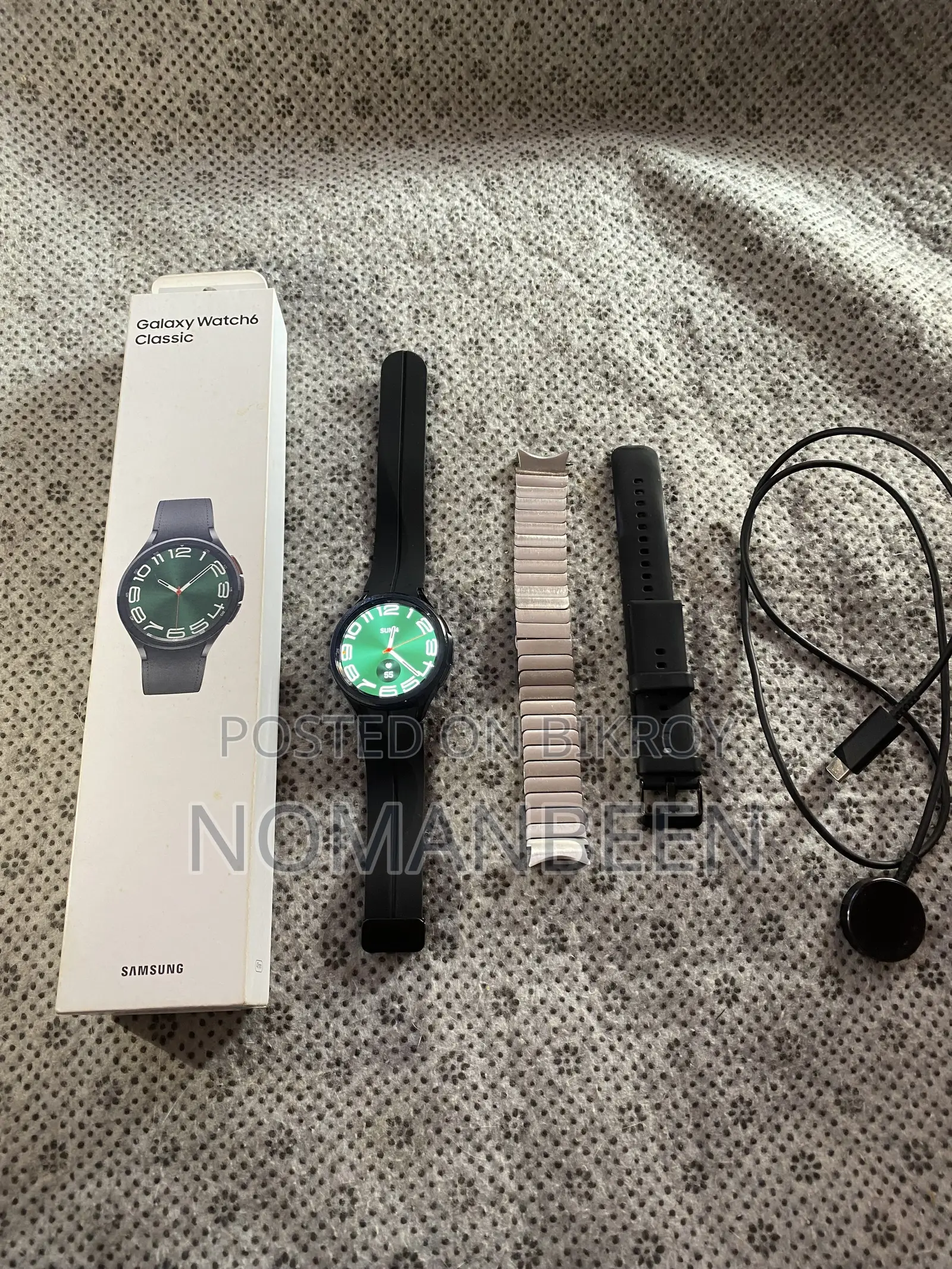 Samsung Watch 6 Classic 47mm With Box N Extra Strap