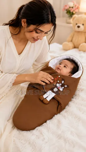 Cute Baby Blanket & Hooded Set