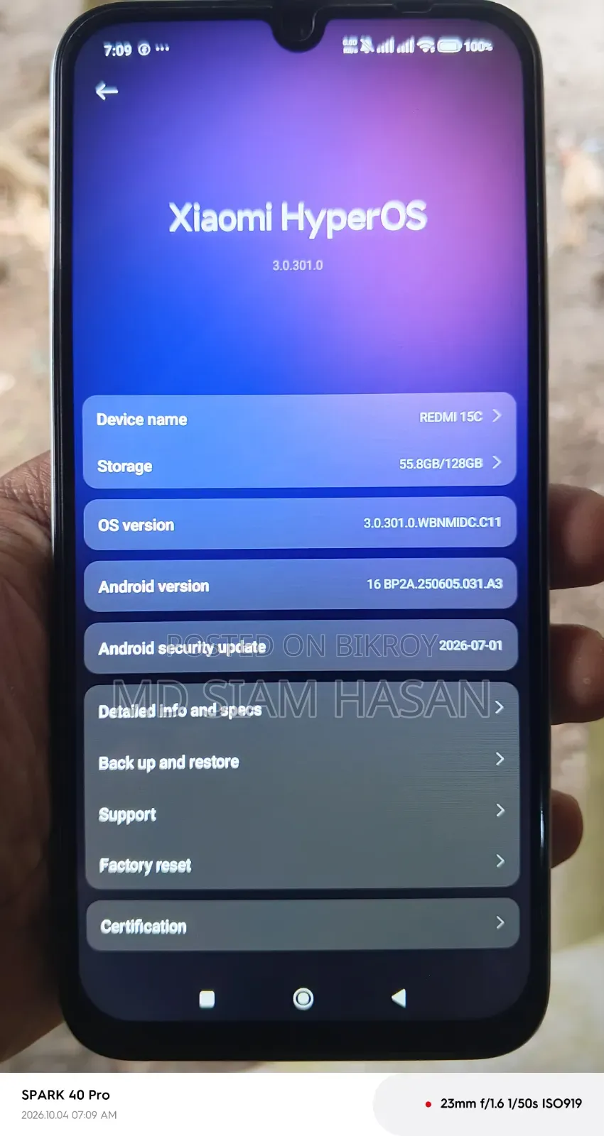 Xiaomi Redmi 15C 128 GB Green