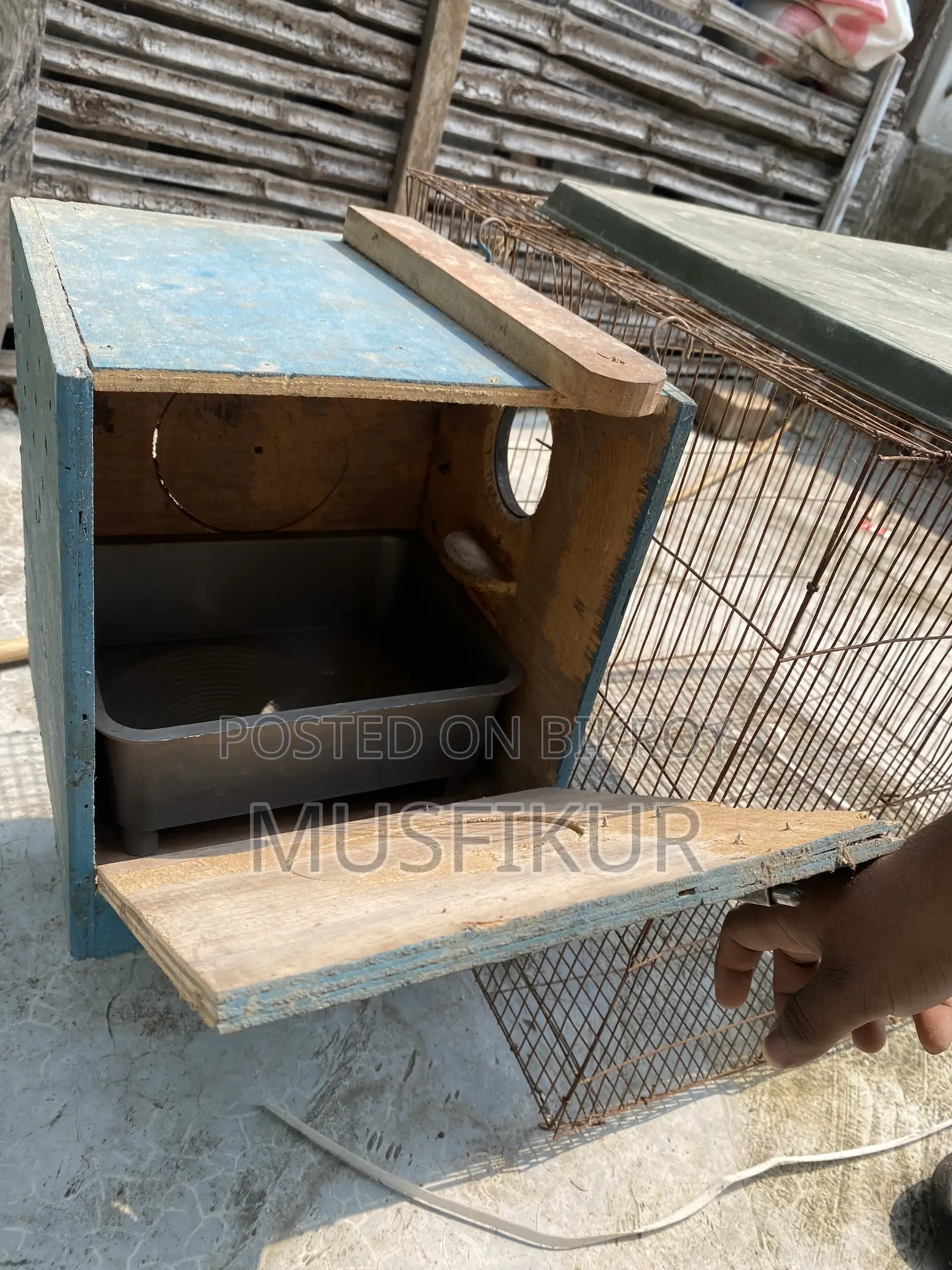 ককটেল ২৪/১৮ ব্রিডিং বক্সসহ পাখির খাঁচা