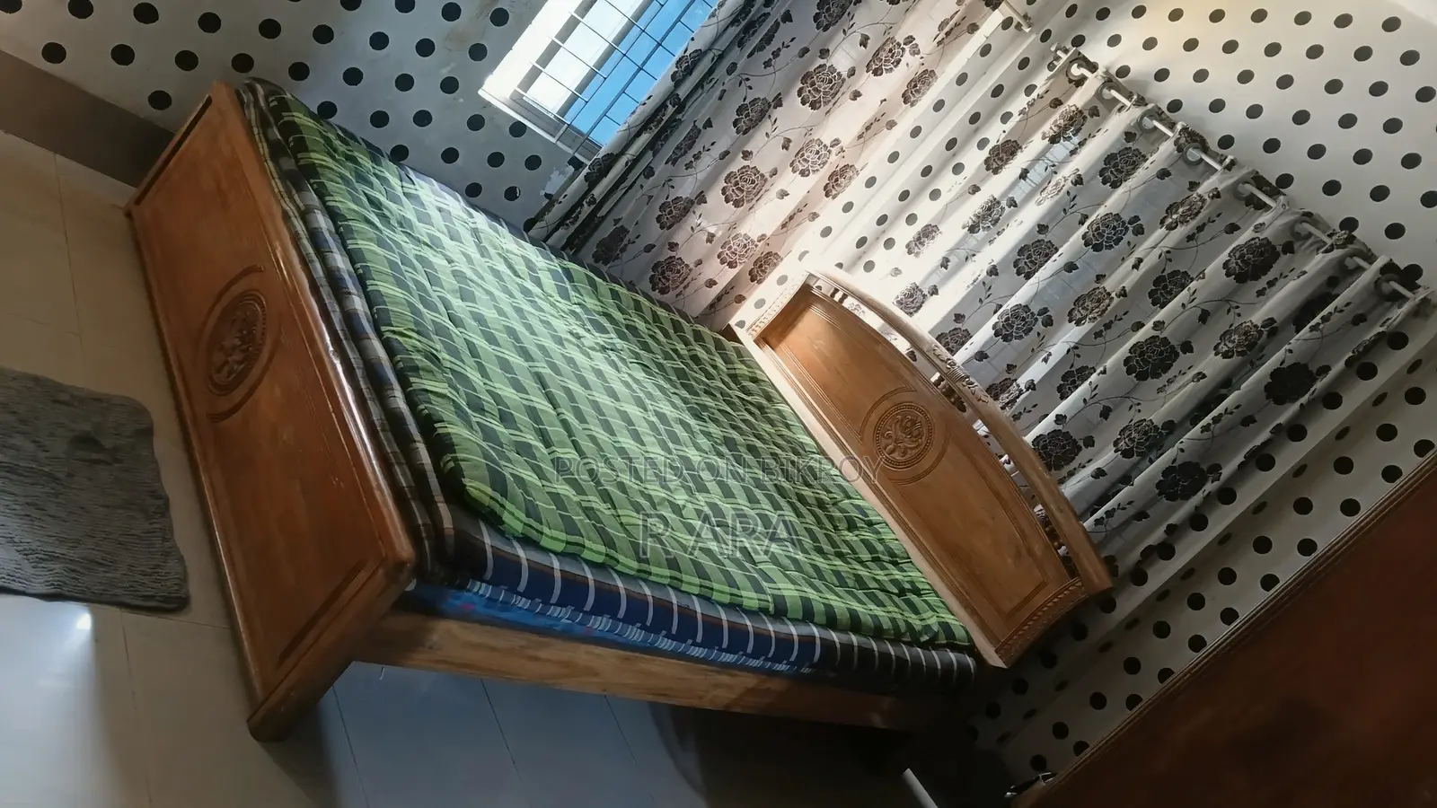 King Size Bed ((Shegun Wood))