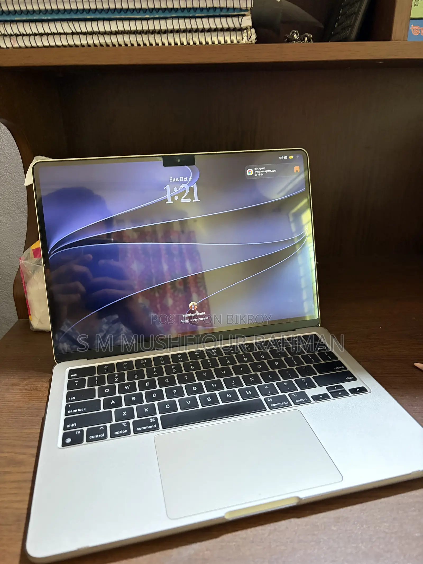 Laptop Apple MacBook Air 2022 M2 16GB Apple M2 SSD 256GB