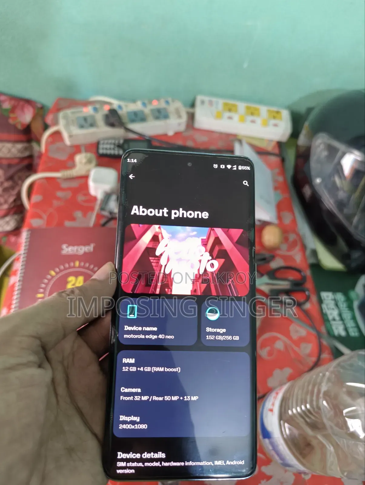 Motorola Edge 40 Neo 256 GB Green