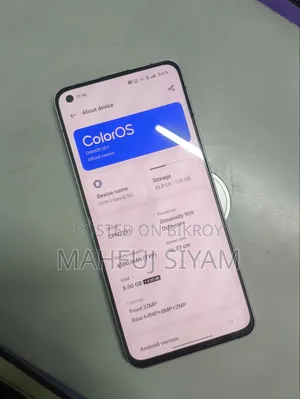 অপো রেনো ১২৮ জিবি সিলভার