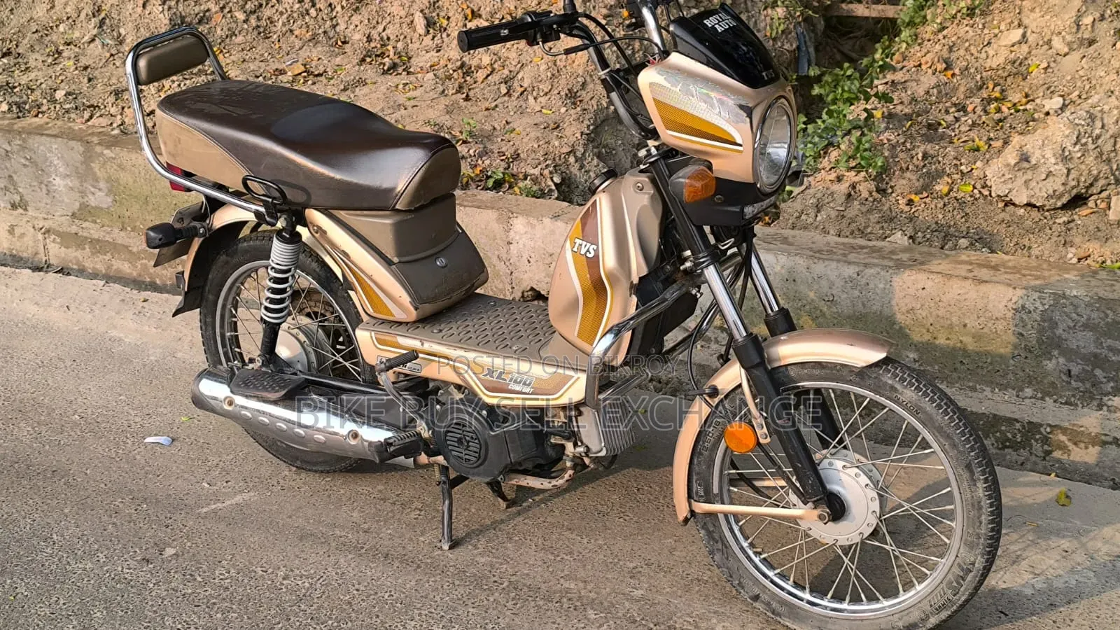 TVS XL 100 2022 Silver