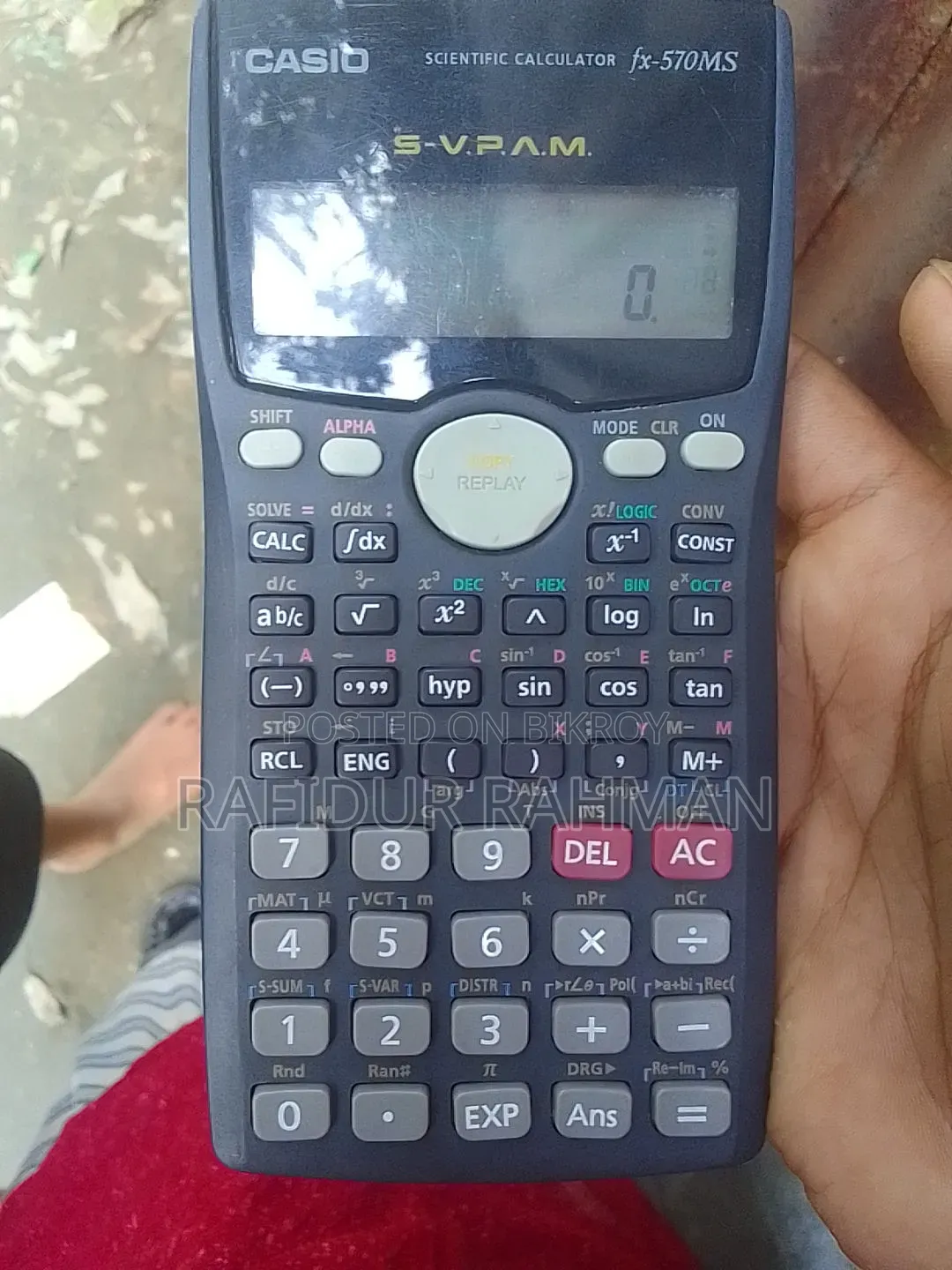 CASIO Fx-570ms সায়েন্টিফিক ক্যালকুলেটর বিক্রয় হবে