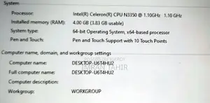 Laptop Dell Latitude 3189 4GB Intel Celeron SSD 128GB
