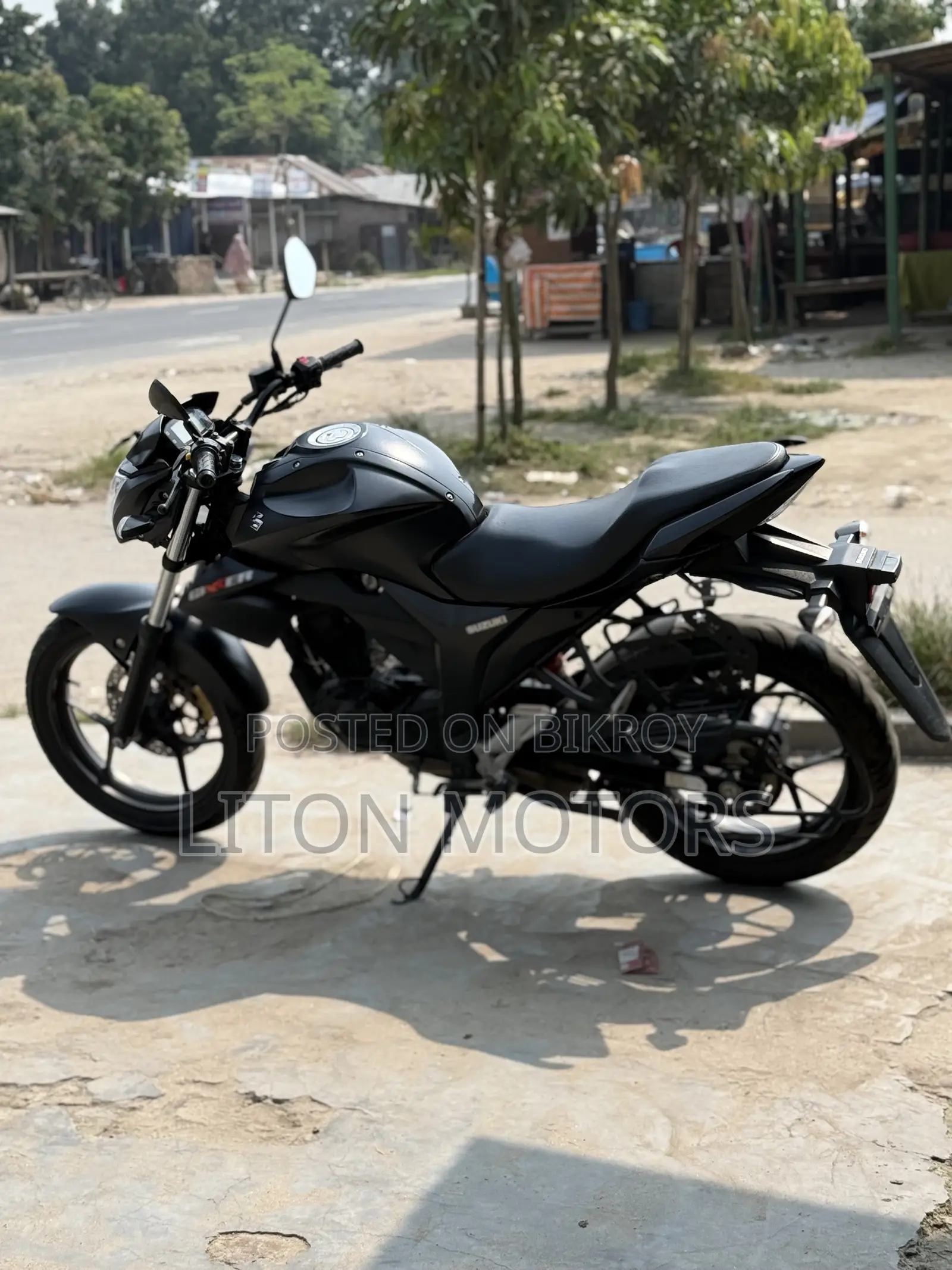 Suzuki Gixxer 2024 Black