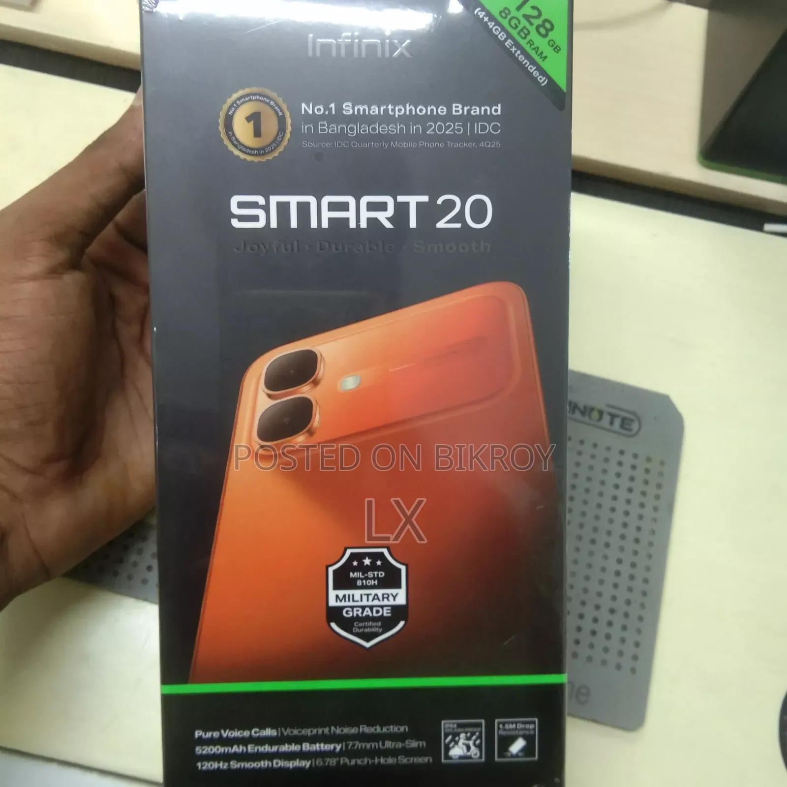 নতুন ইনফিনিক্স স্মার্ট ২০ ১২৮ জিবি কমলা