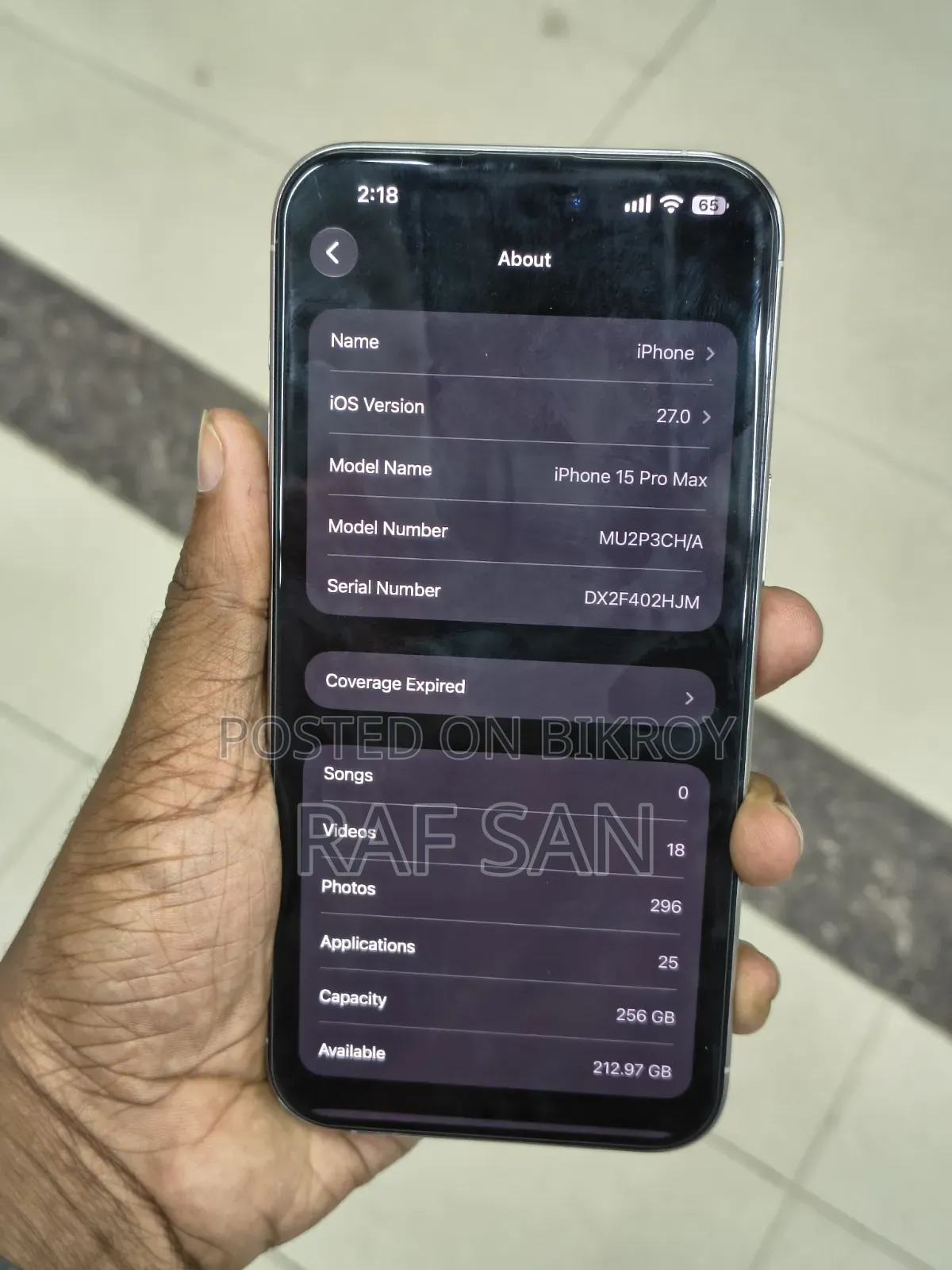 Apple iPhone 15 Pro Max 256 GB White