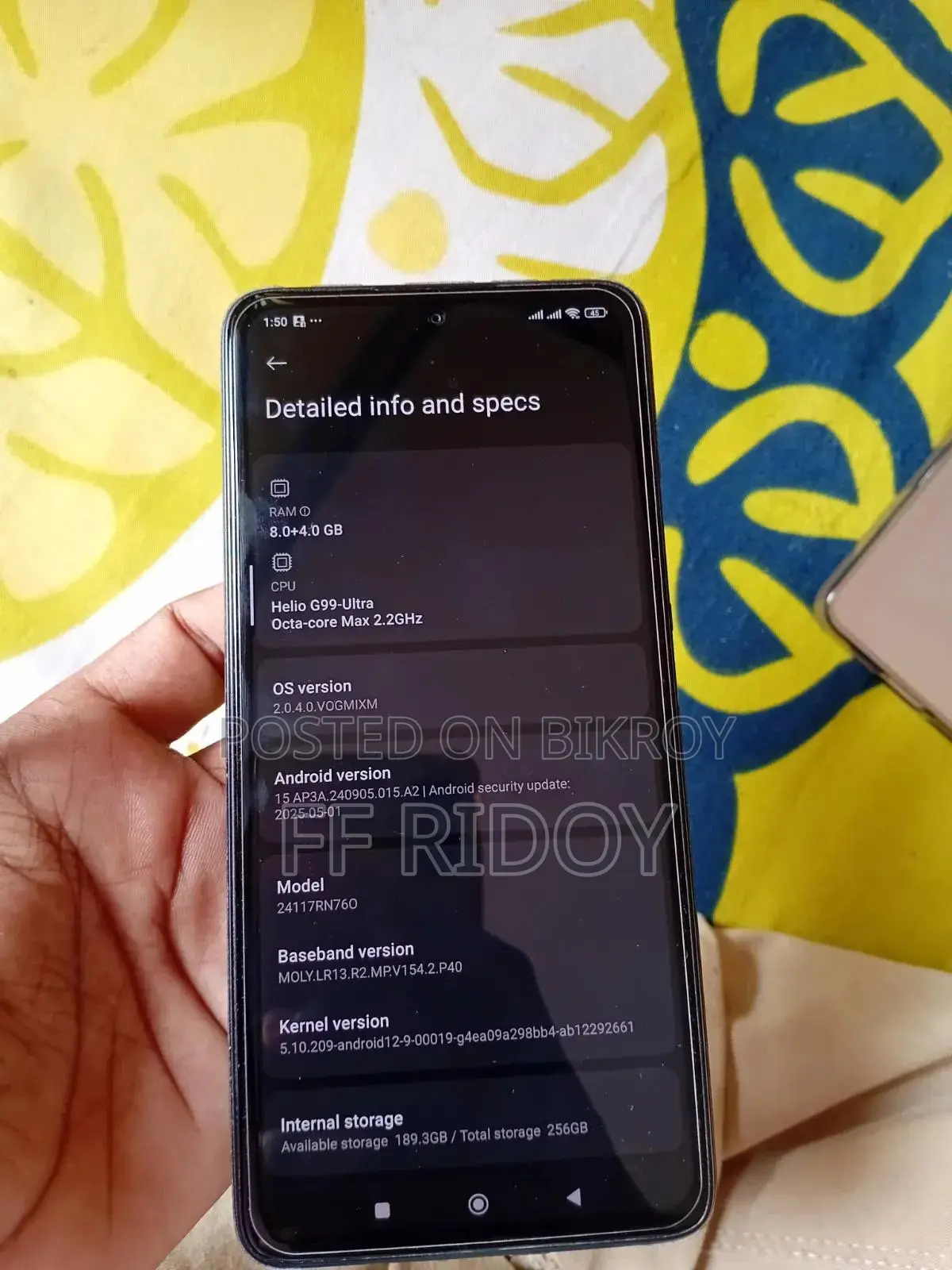 Xiaomi Redmi Note 14 4G 256 GB Black
