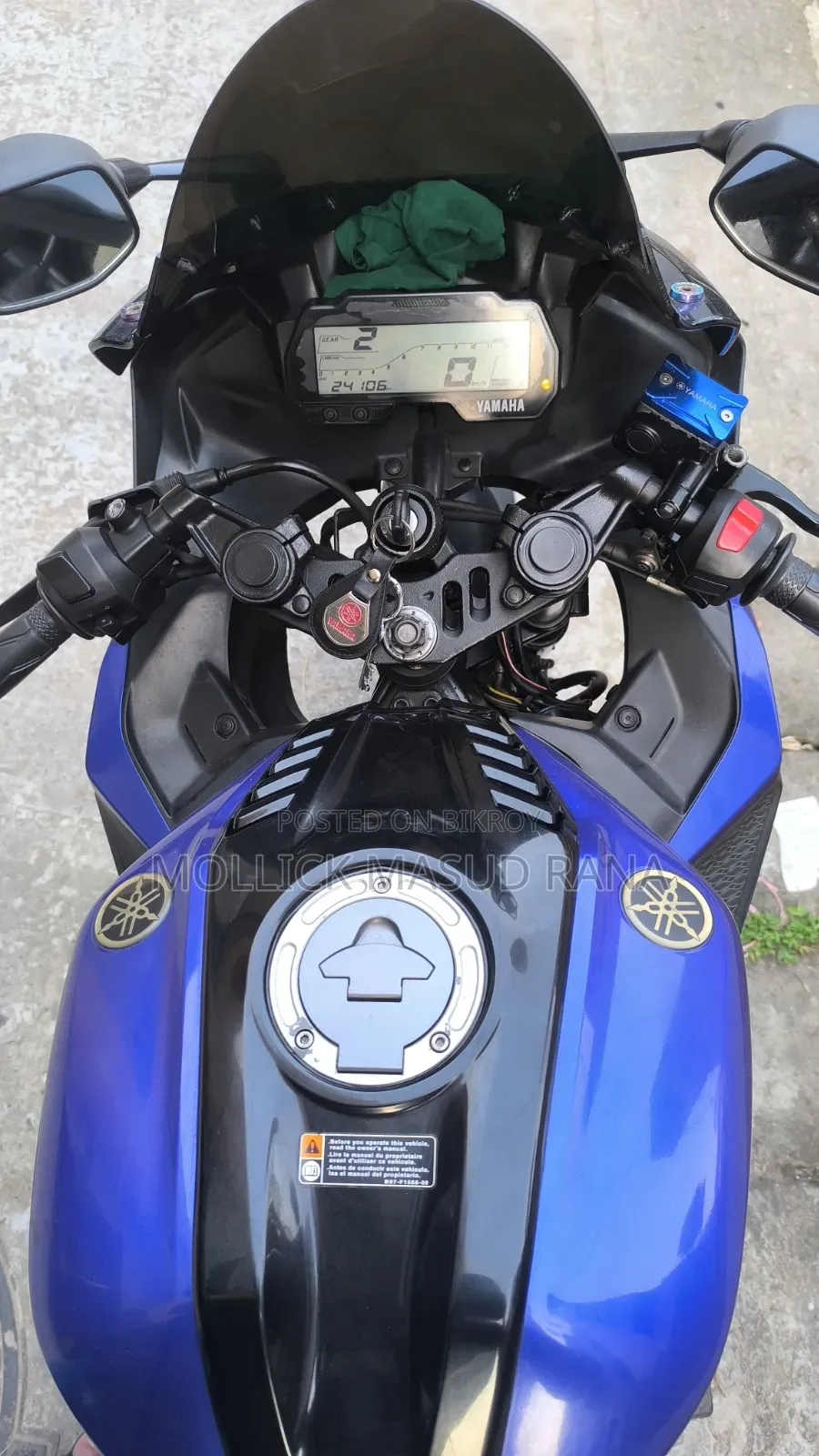 New Yamaha R15 V3 2022 Blue