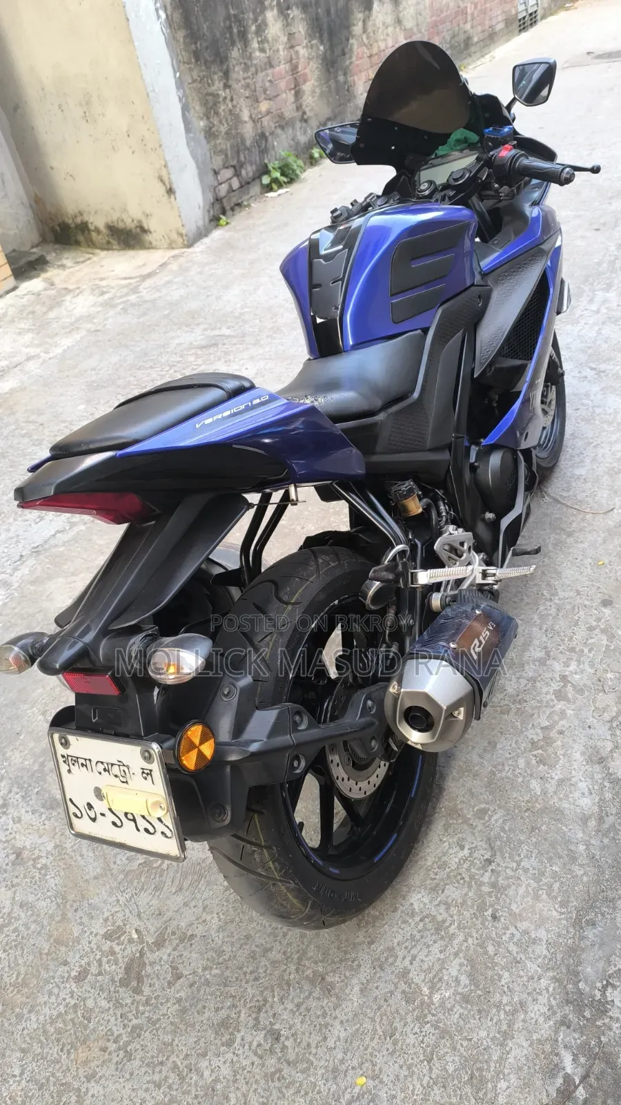 New Yamaha R15 V3 2022 Blue