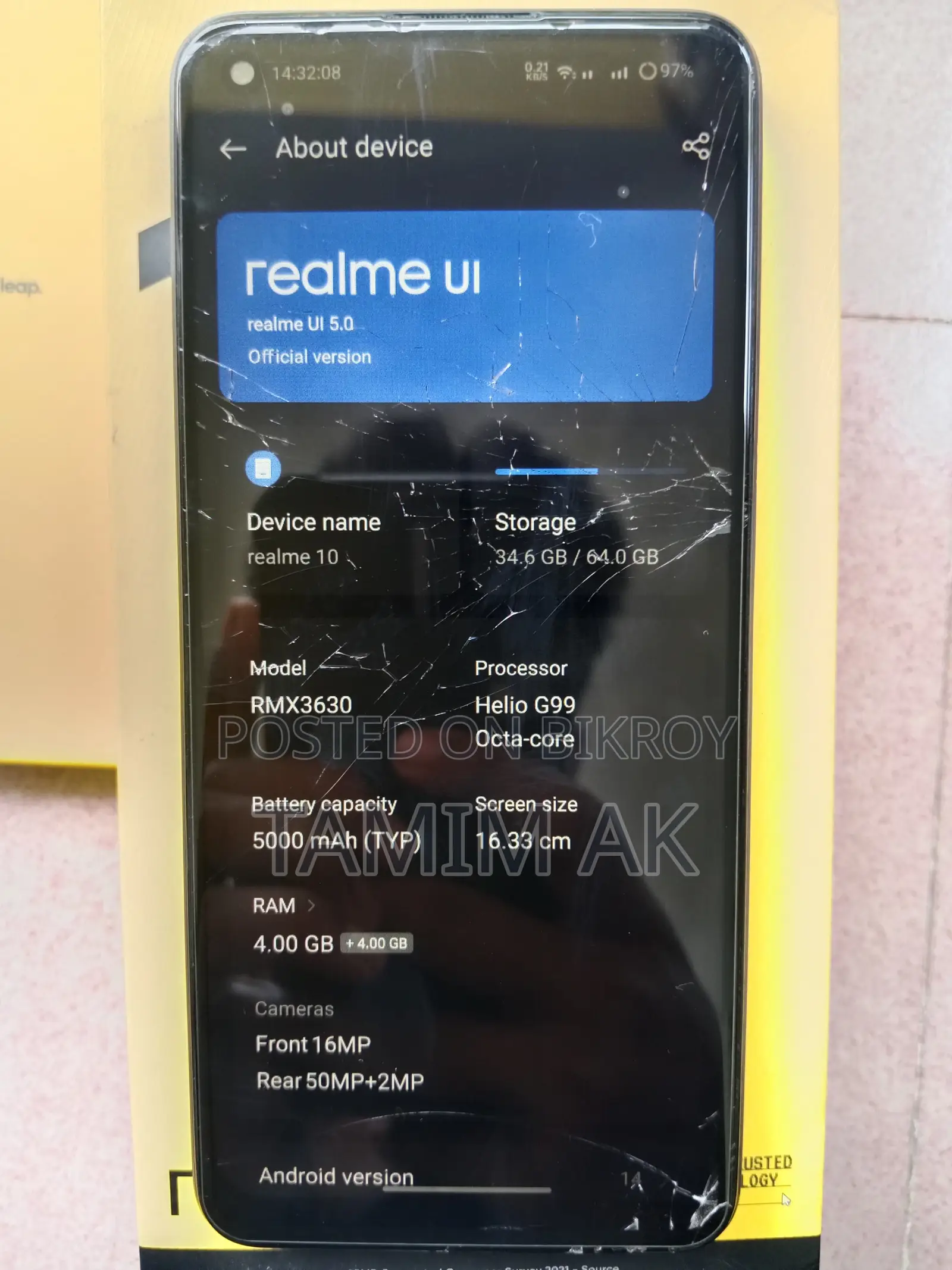 Realme 10 64 GB Black