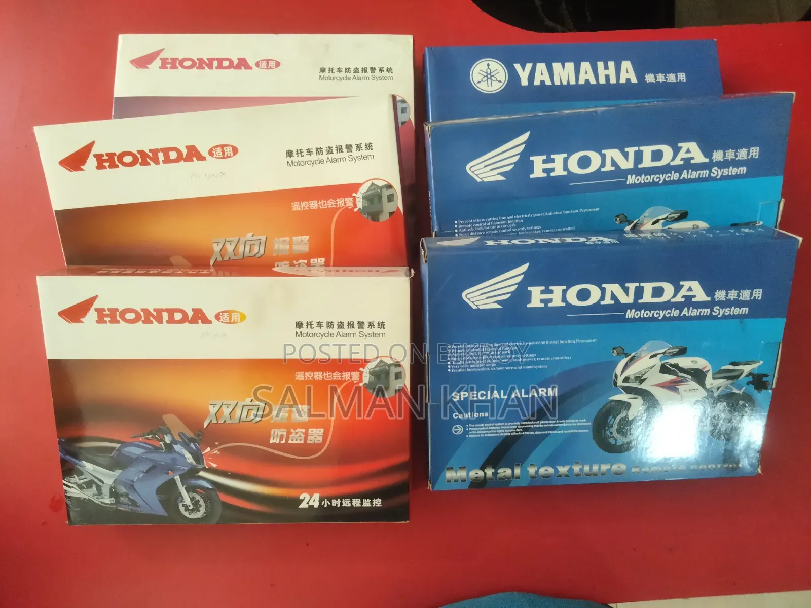 Honda Motorcycle Alarm System
