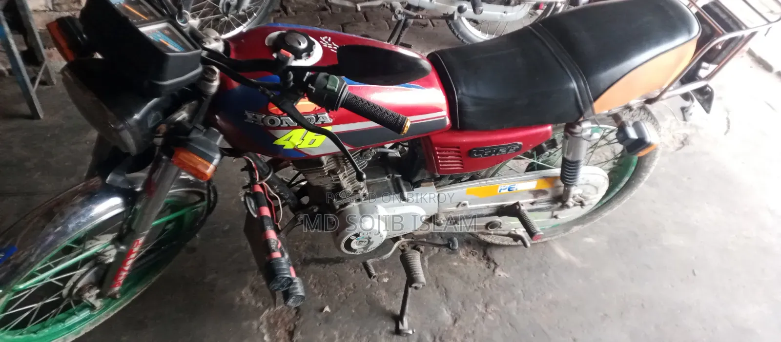 হোন্ডা সিজি১১০ ২০০৯ রেড