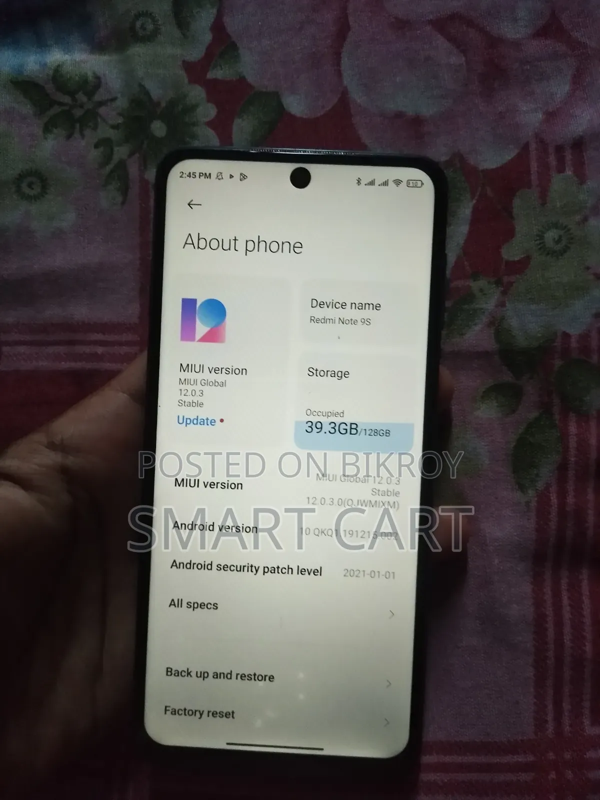 Xiaomi Redmi Note 9S 128 GB Green