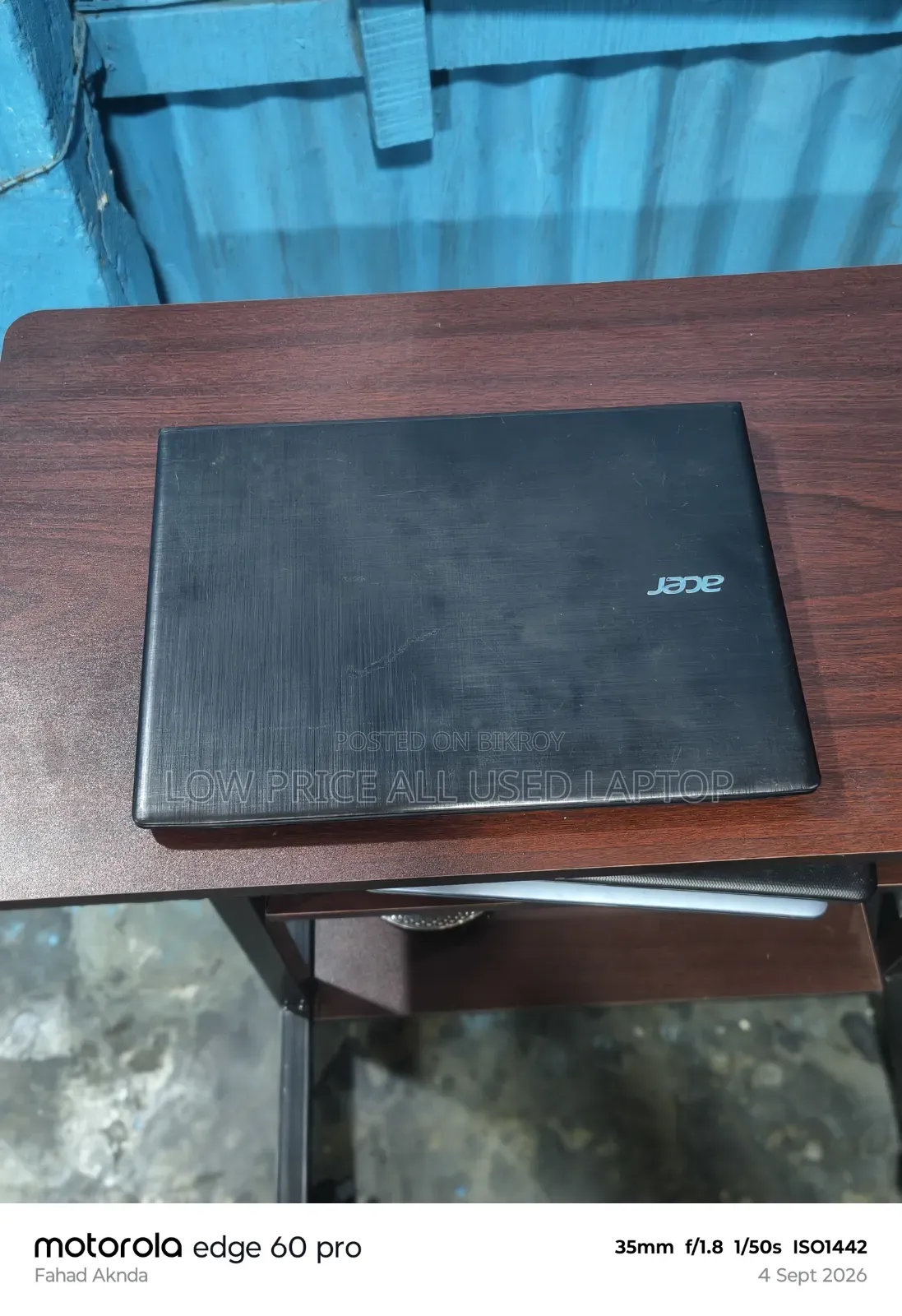 Laptop Acer Aspire 3100 4GB Intel Core i3 SSD 128GB