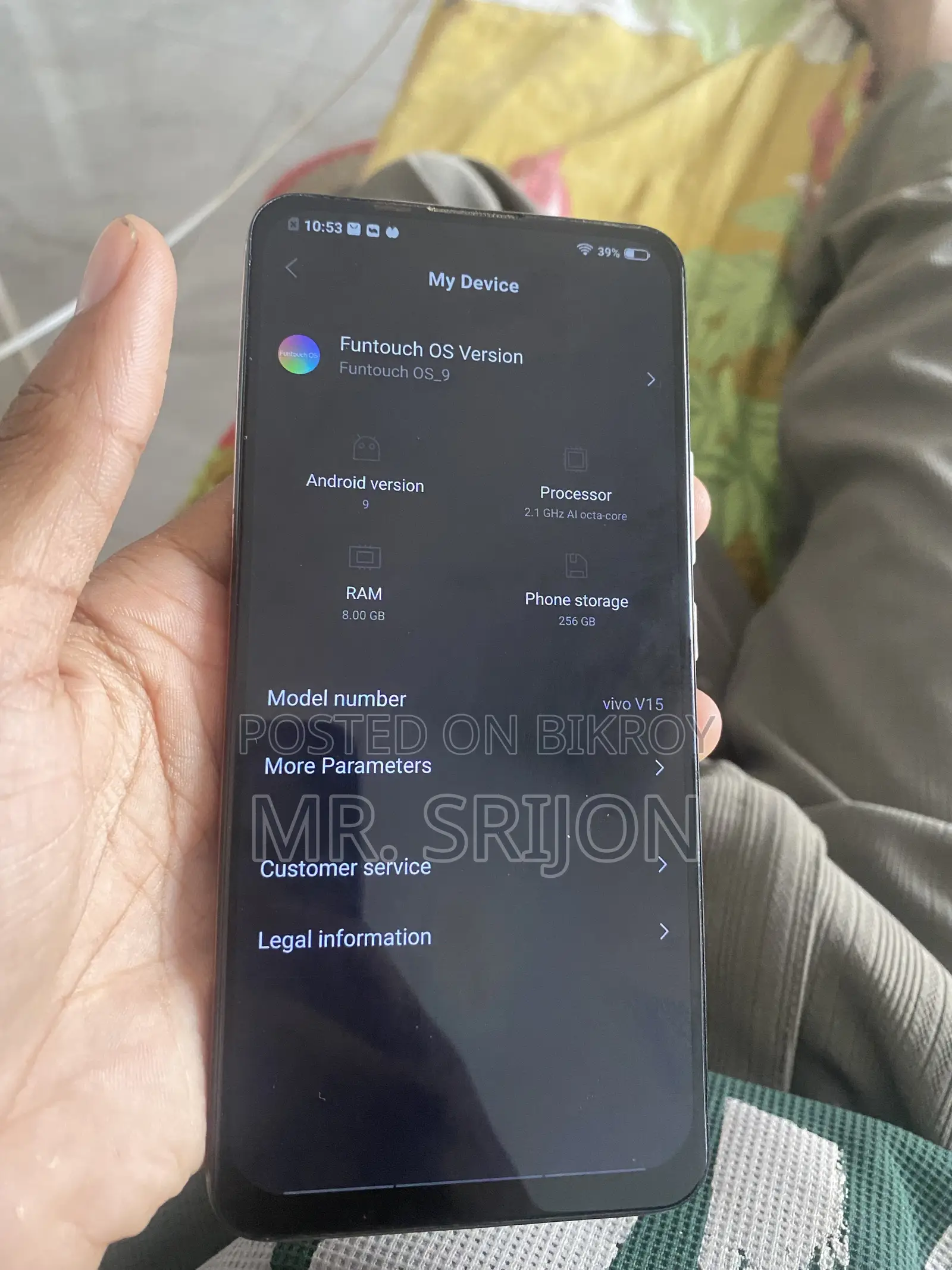 Vivo V15 256 GB Pink
