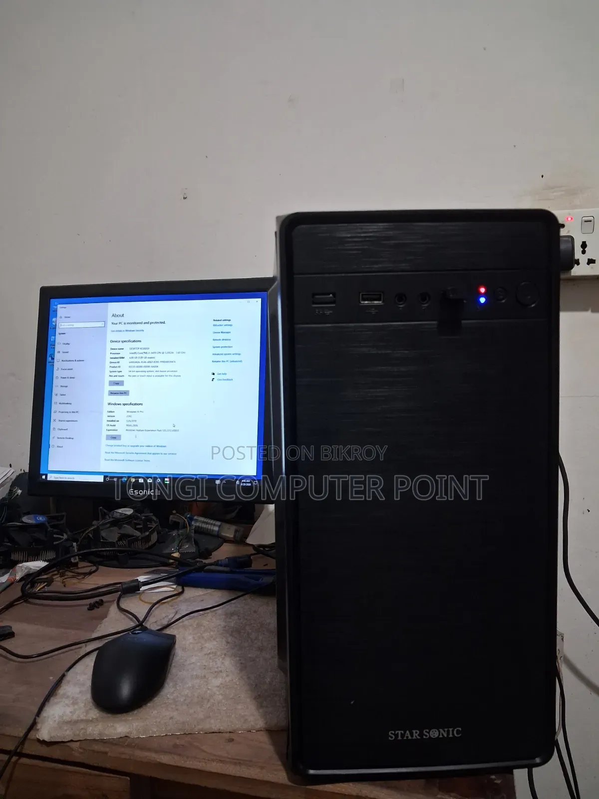 Desktop Computer 8GB RAM Intel Core i5 SSD 128GB