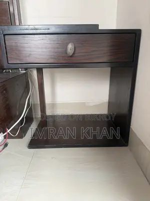 Navan Queen Bed With Side Table + Mattress