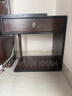 Navan Queen Bed With Side Table + Mattress