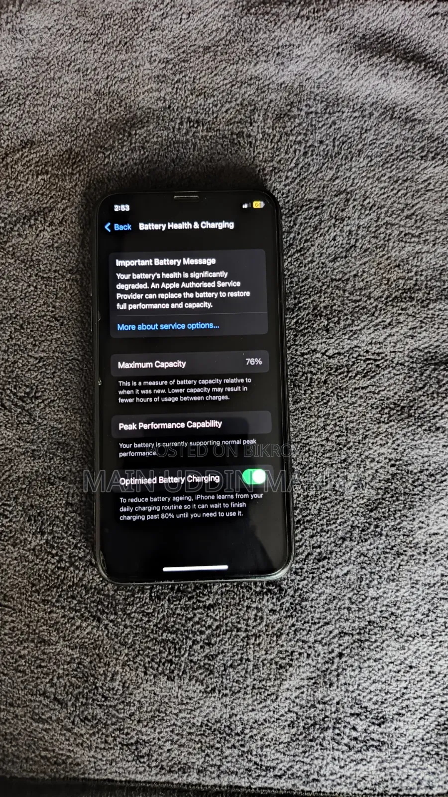 Apple iPhone X 64 GB Black