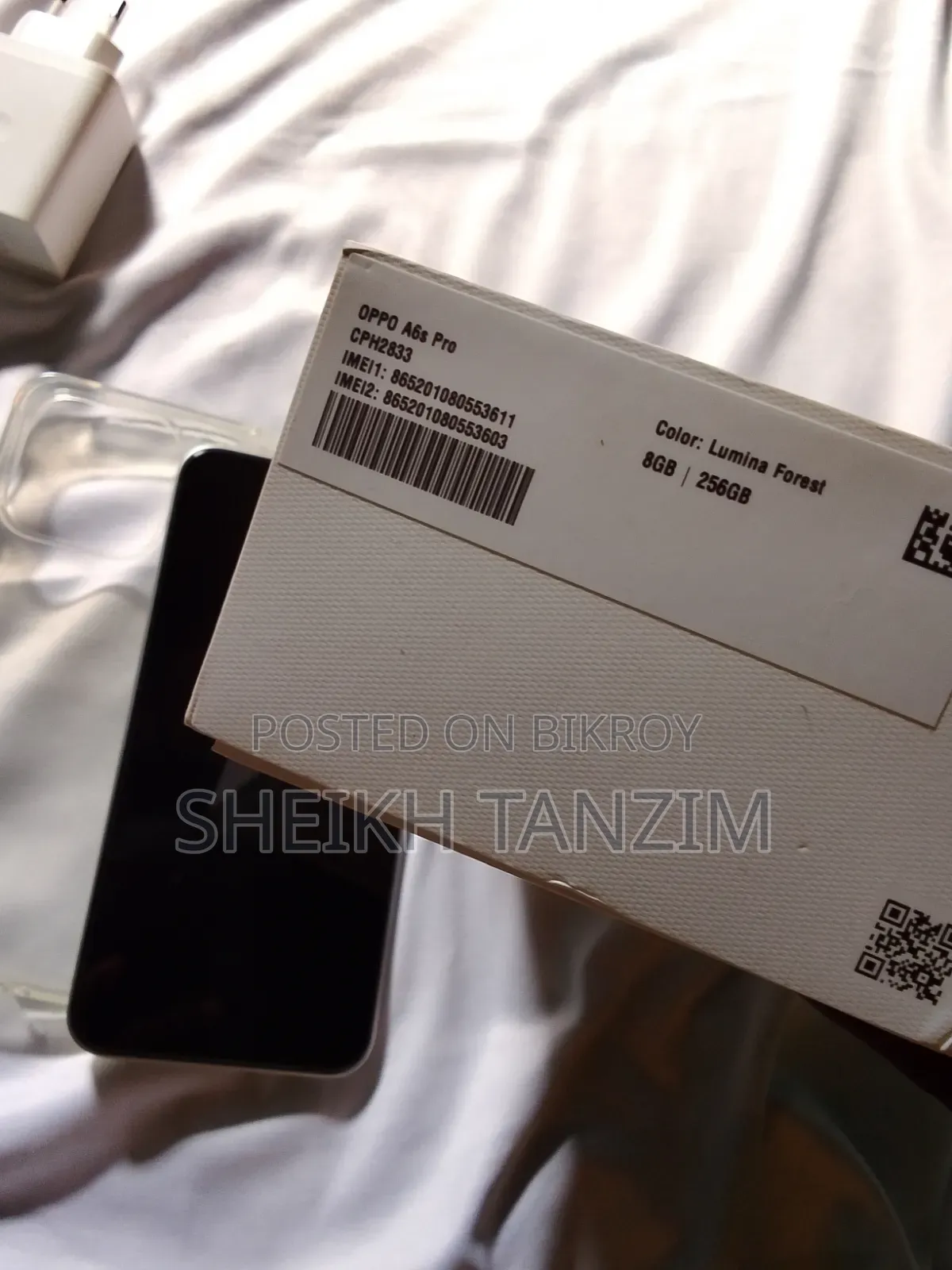 Oppo A6s Pro ২৫৬ জিবি হোয়াইট