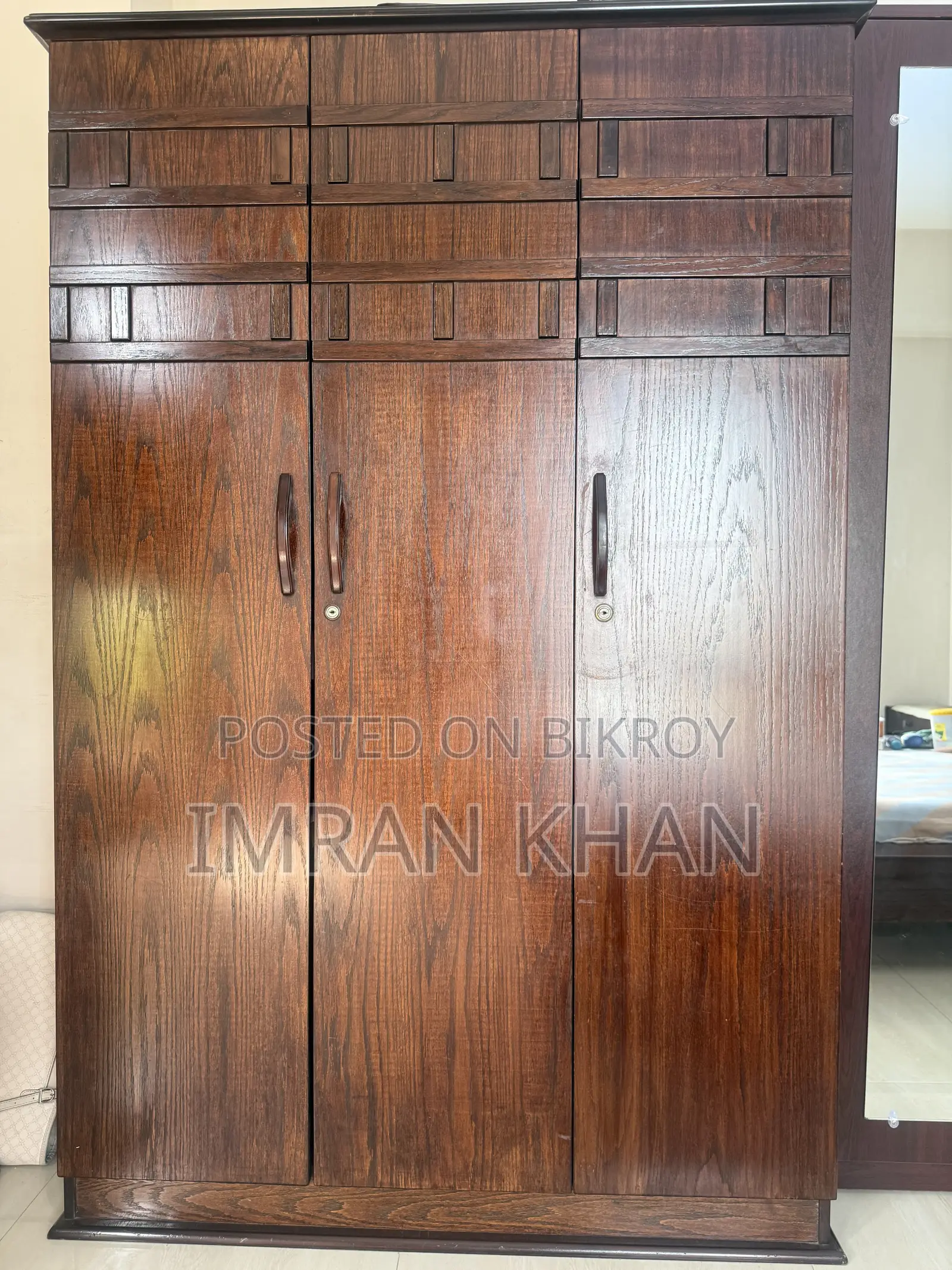 Navana 3 Door Almirah