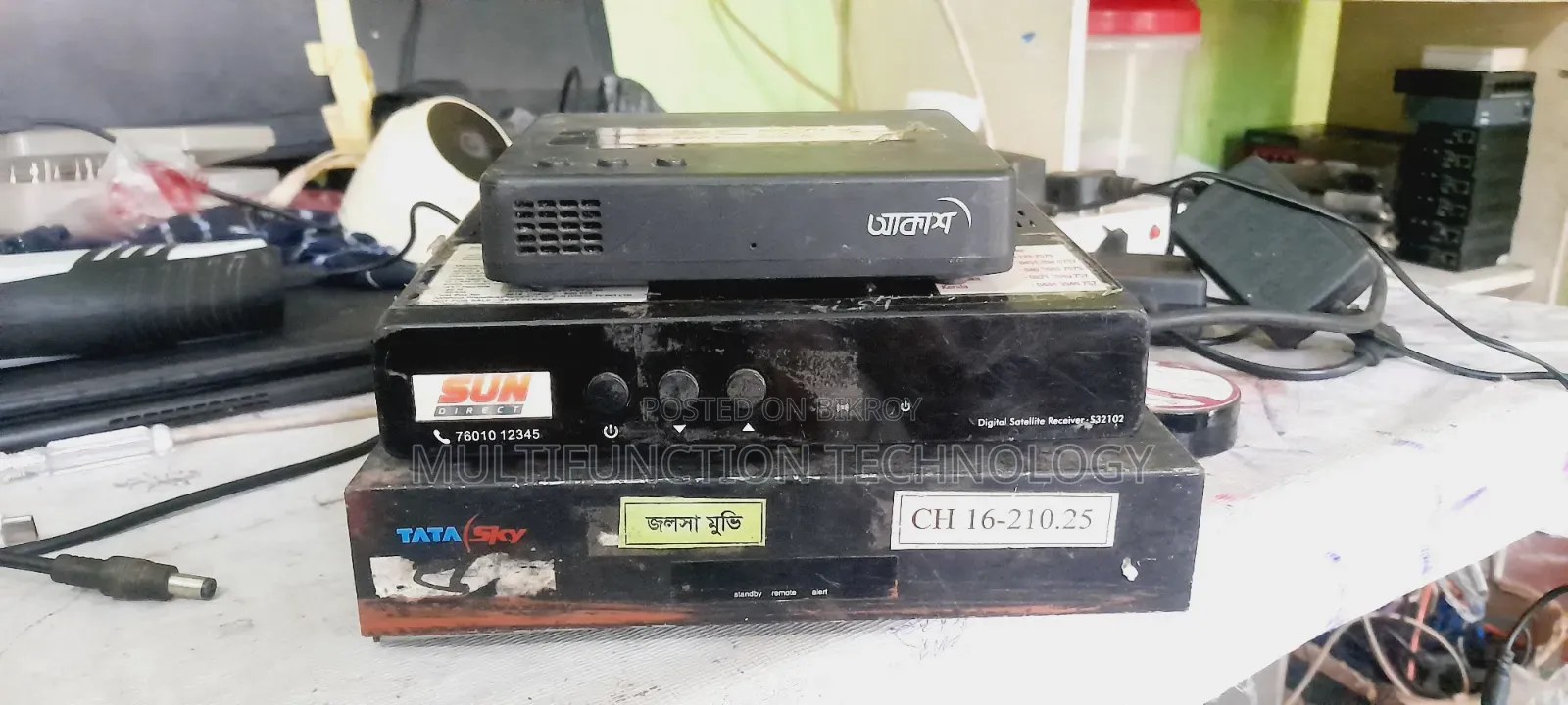 আকাশ, সান ডিরেক্ট, টাটা স্কাই