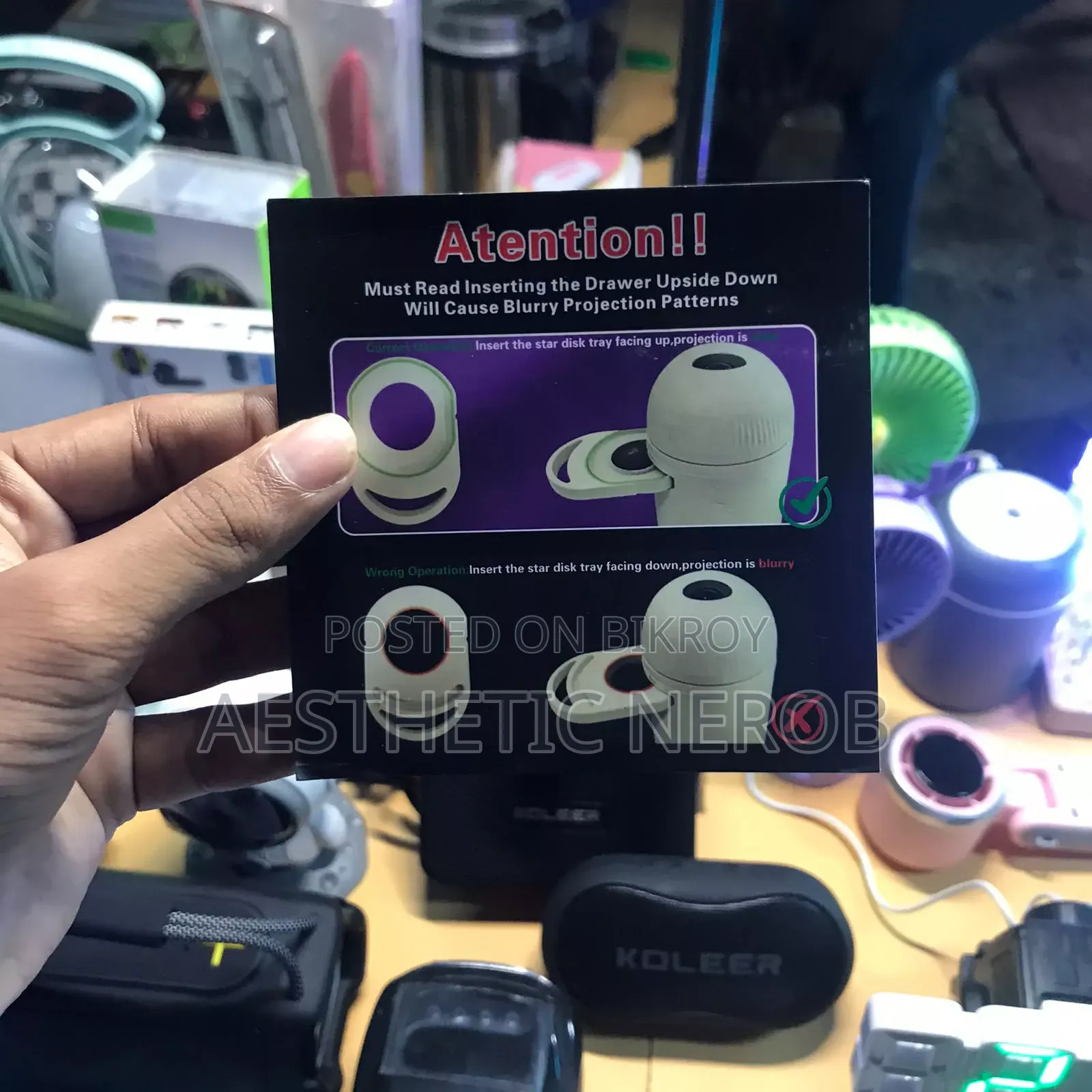 Starry Sky Projection Night Light | 12 Lens Galaxy Projector