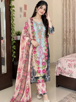 Premium Printed Three Piece | Stylish Design