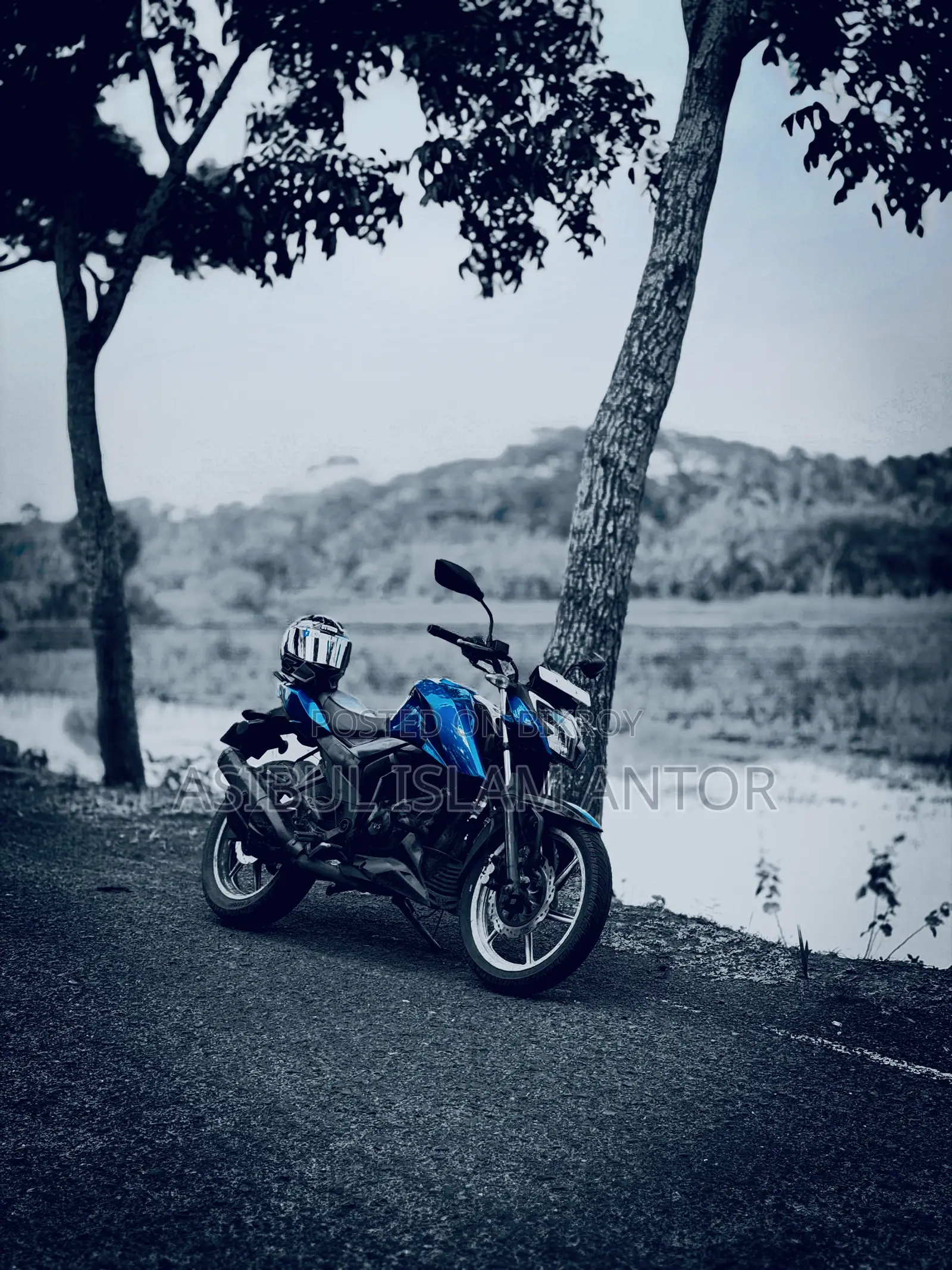 TVS Apache RTR 160 4V 2023 Blue