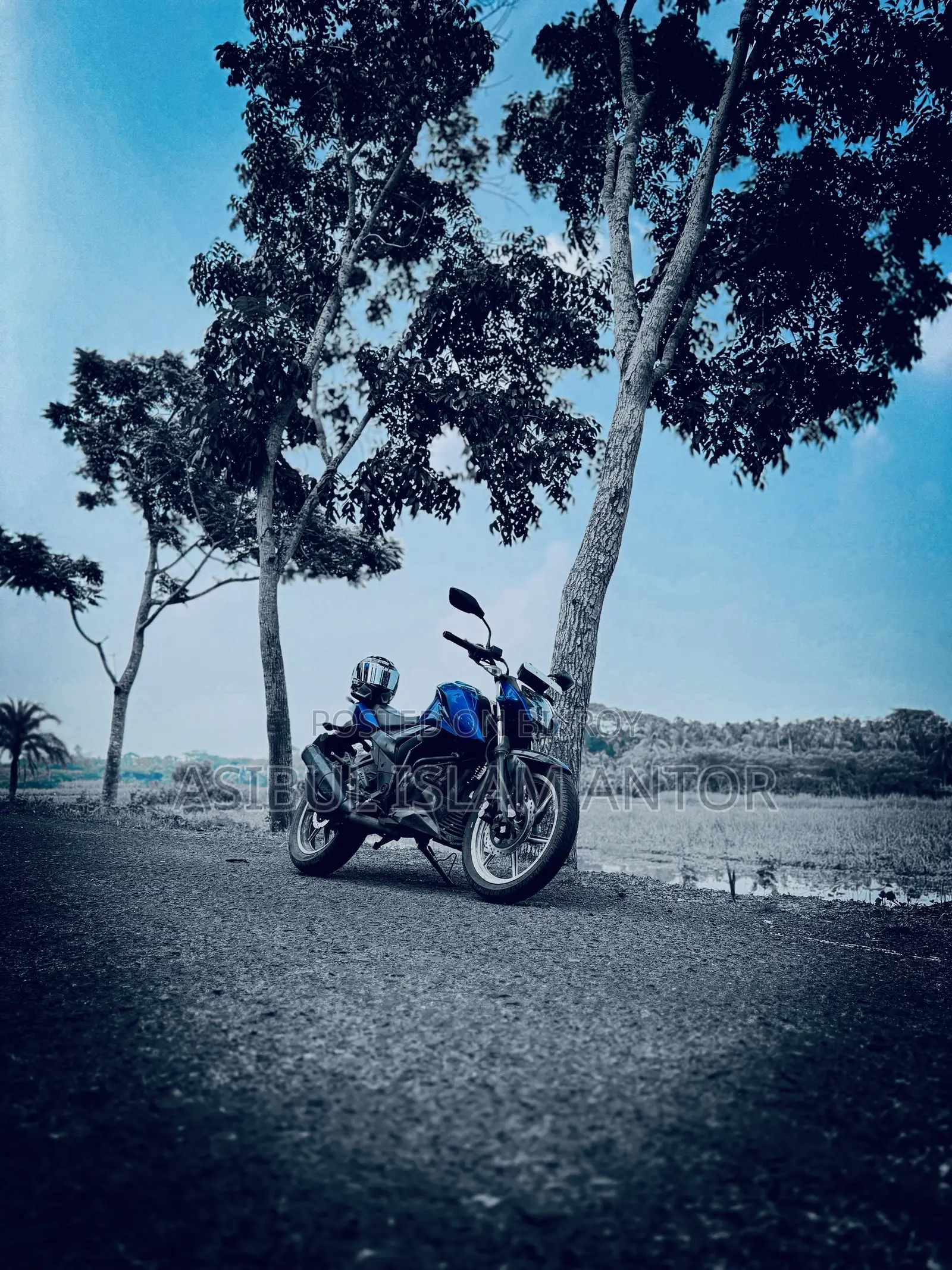 TVS Apache RTR 160 4V 2023 Blue