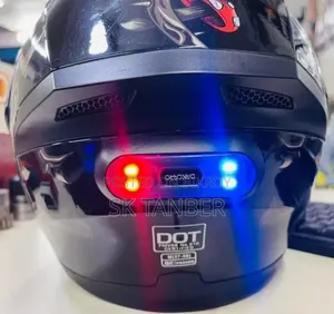 Helmet Light With USB Charging System and Velcro Strip. Safety