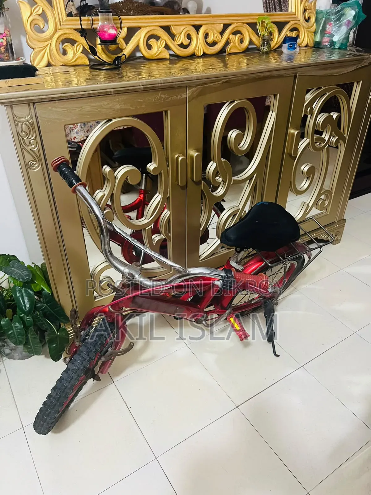 1 Red Cycle Used