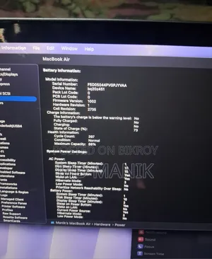 Laptop Apple MacBook Air 2020 M1 8GB Apple M1 SSD 256GB