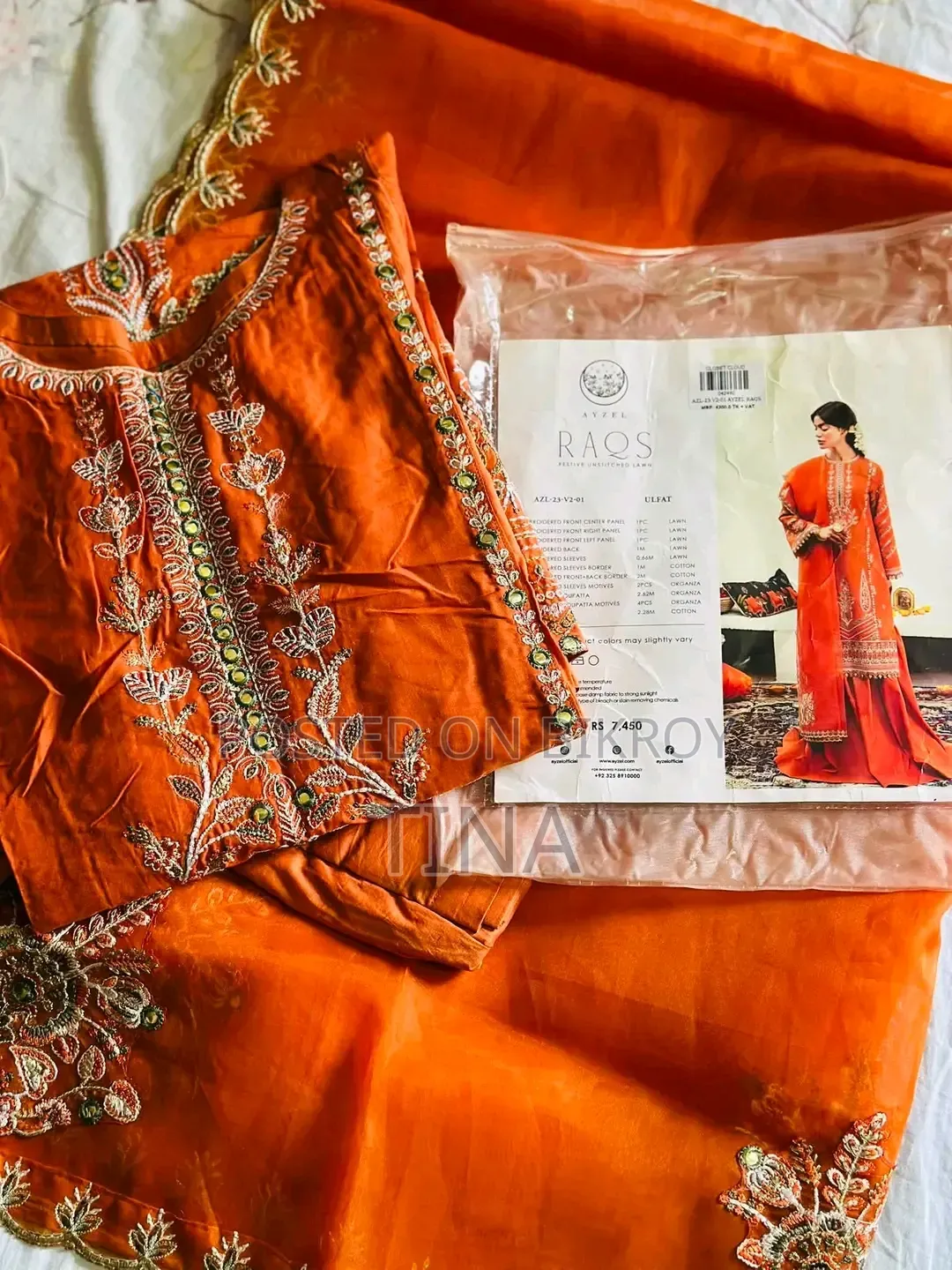 Pakistani Luxury Cotton Dress
